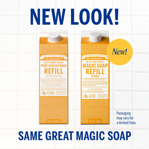 Pure-Castile Magic Soap Refill  