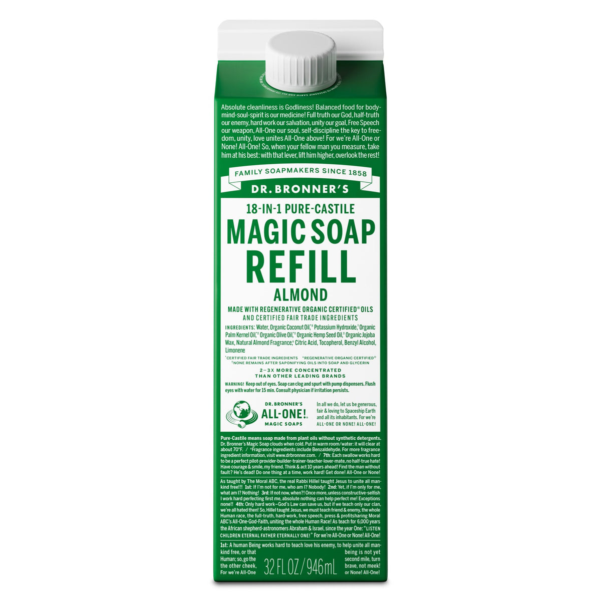 Pure-Castile Magic Soap Refill