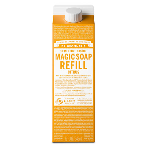 Pure-Castile Magic Soap Refill  